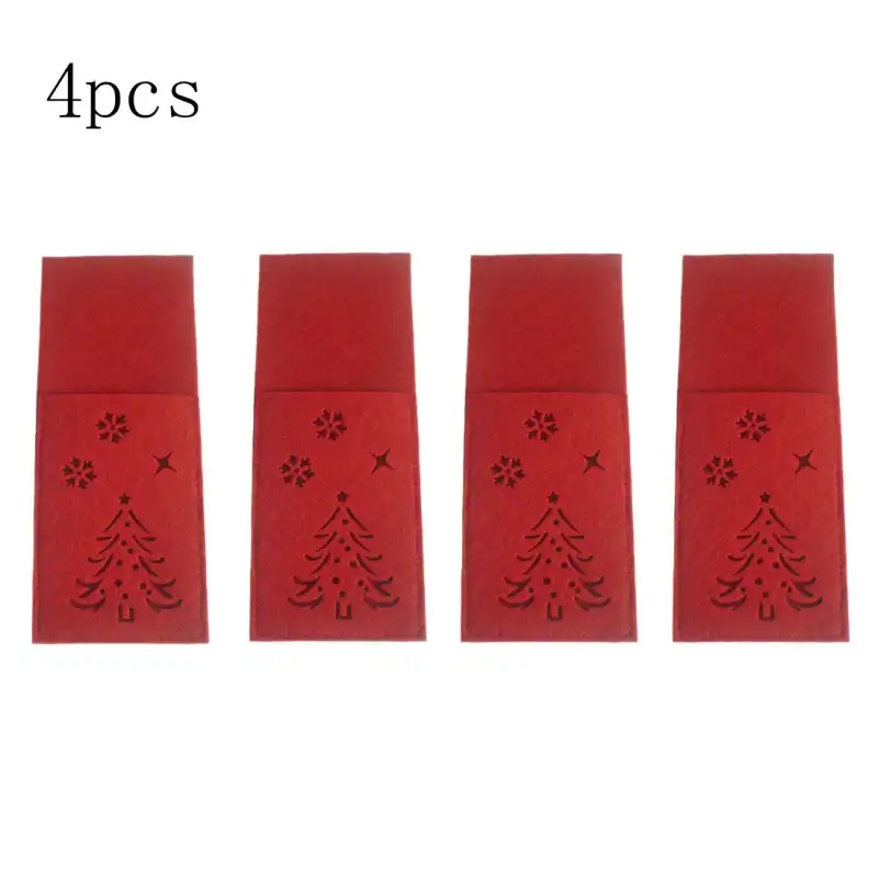 christmas tableware xmas cutlery holder christmas decorative