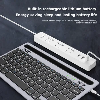 KB701 Ultrathin Bluetooth Keyboard Professional Ultra-slim Wireless Keyboard Mute Wireless Office Game Mini Keypad
KB701 Ultrathin Bluetooth Keyboard Professional Ultra-slim Wireless Keyboard Mute Wireless Office Game Mini Keypad