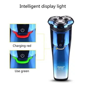 KM-7350 220V Electric Shaver 3D Floating Blade Shaving Razor Men Beard Trimmer 
KM-7350 220V Electric Shaver 3D Floating Blade Shaving Razor Men Beard Trimmer