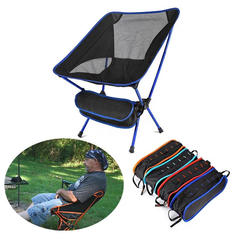 

Travel Ultralight Folding Chair Outdoor Camping Portable Beach Hiking Picnic Seat Fishing Home BBQ Garden Stool Chairs Backrest