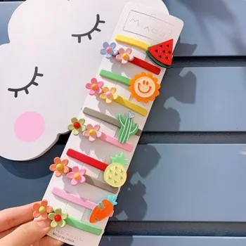 2Pcs Fashion Women Girls Cute Candy Color Flower Hair Pins Clip Mini Fruit Shape Hair Accessories Cute Princess Fruit Hairpins
2Pcs Fashion Women Girls Cute Candy Color Flower Hair Pins Clip Mini Fruit Shape Hair Accessories Cute Princess Fruit Hairpins