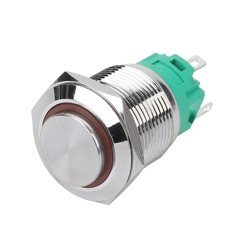 19mm Metal brass Push Button Switch High head illumination ring Momentary self reset/Self locking 1NO 1NC Car press button
19mm Metal brass Push Button Switch High head illumination ring Momentary self reset/Self locking 1NO 1NC Car press button