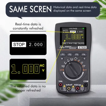 2 In 1 Graphical 2.4inch Color Screen Intelligent With Backlit Portable 1MHz Bandwidth Electronic Test Oscilloscope Multimeter
2 In 1 Graphical 2.4inch Color Screen Intelligent With Backlit Portable 1MHz Bandwidth Electronic Test Oscilloscope Multimeter