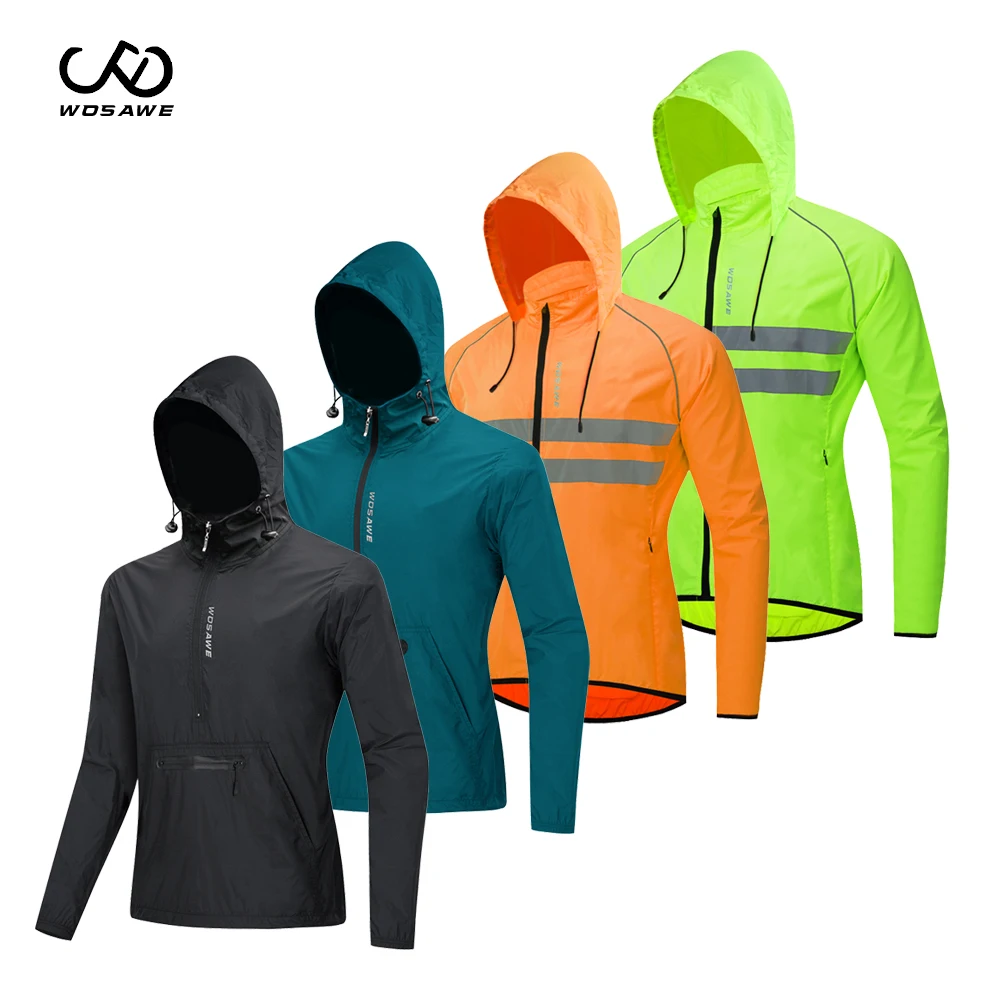 WOSAWE Windproof Men's Cycling Jackets Hooded Riding Waterproof Cycle Clothing Bike Long Sleeve Jerseys Reflective Wind Coat
WOSAWE Windproof Men's Cycling Jackets Hooded Riding Waterproof Cycle Clothing Bike Long Sleeve Jerseys Reflective Wind Coat