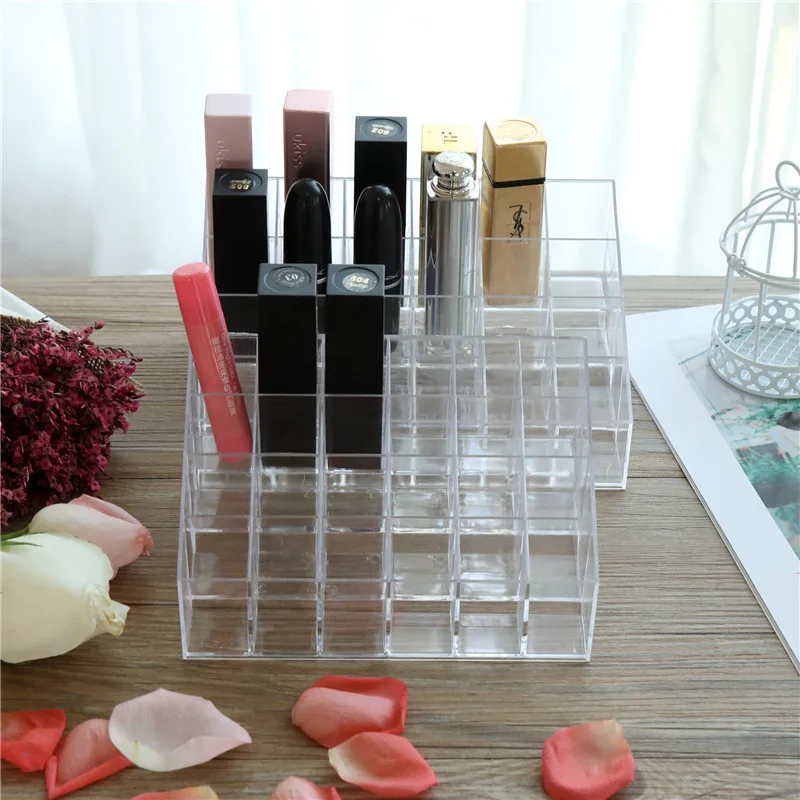 24 Lattice Lipstick Display Nail Polish chun gao jia Transparent Desktop Storage Box Large Size Cosmetics Sample Rack
24 Lattice Lipstick Display Nail Polish chun gao jia Transparent Desktop Storage Box Large Size Cosmetics Sample Rack