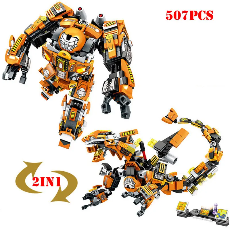 2 in 1 Super Hero Iron Mech Dragon Anti Hulk Robot Figures Building Blocks Compatible Legoed Technic Bricks Children Toys Gifts
2 in 1 Super Hero Iron Mech Dragon Anti Hulk Robot Figures Building Blocks Compatible Legoed Technic Bricks Children Toys Gifts