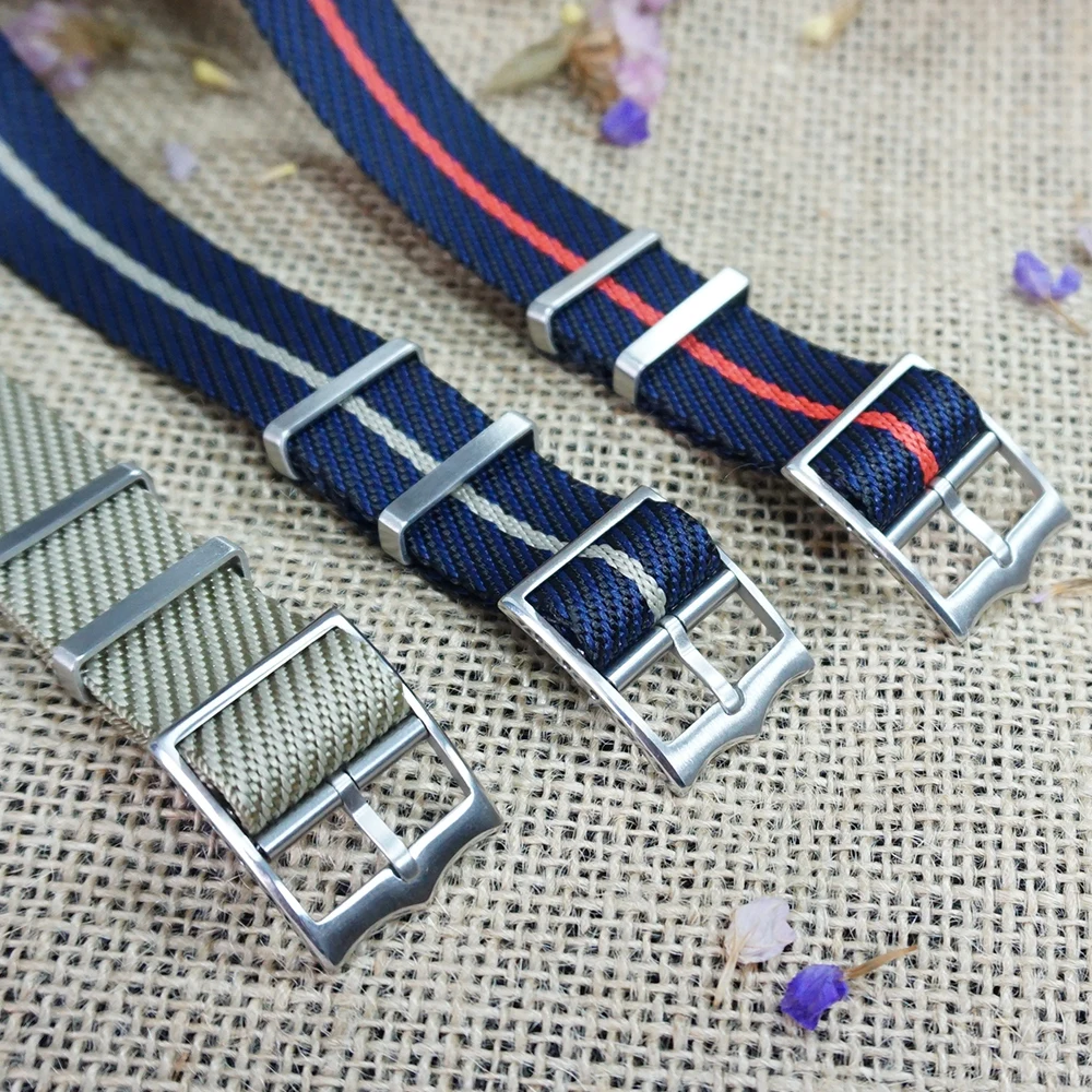 New A Single Pass Nato Style Nato Watchband Crown And Buckle Nato Nylon Watch Strap 20mm 22mm For Tudor Watch or Omega Watch
New A Single Pass Nato Style Nato Watchband Crown And Buckle Nato Nylon Watch Strap 20mm 22mm For Tudor Watch or Omega Watch