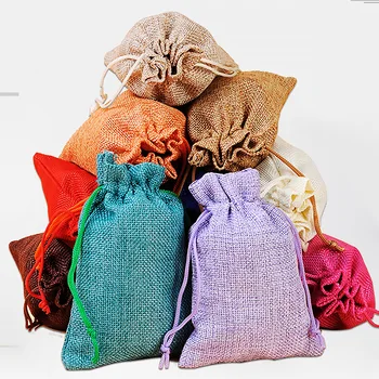 50Pcs Linen Bundle Bag Draw-string Jewelry Organizer Portable Household Tea Storage Bag Multi Size Jewelry Packaging Bag
50Pcs Linen Bundle Bag Draw-string Jewelry Organizer Portable Household Tea Storage Bag Multi Size Jewelry Packaging Bag