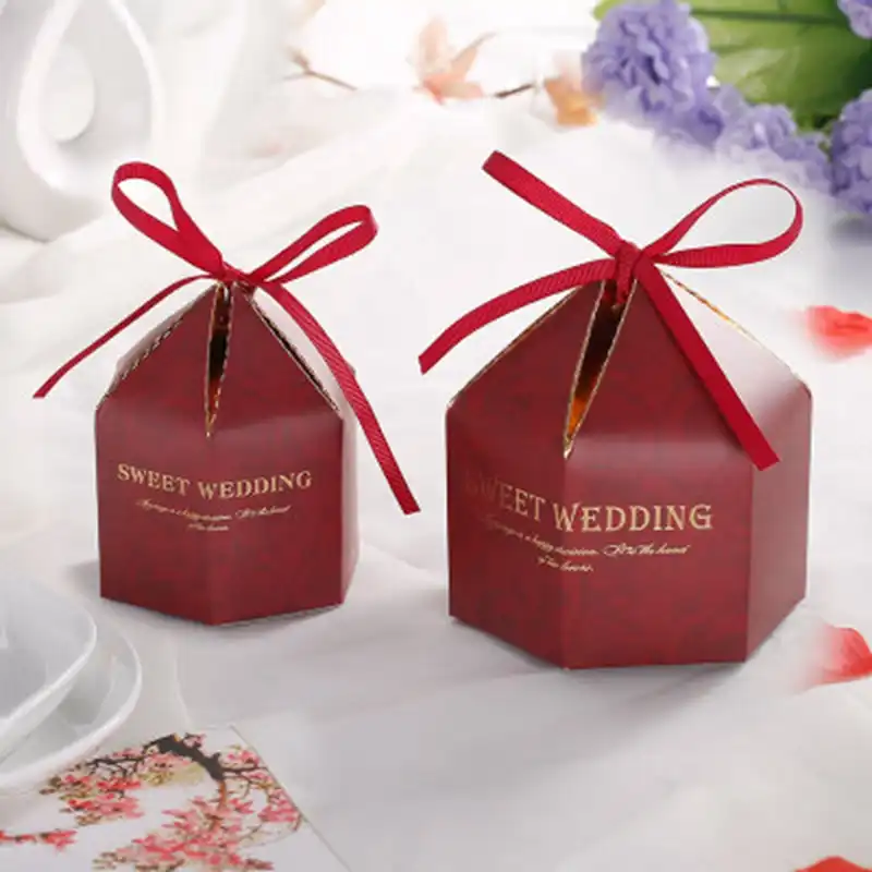 creative paper wedding party candy box romantic happy birthday