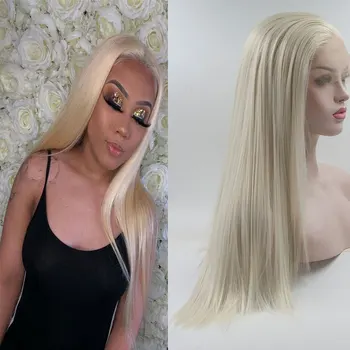 Bombshell Light Gold 13*3 Synthetic Lace Lace Front Long Straight Hair Wig Without Gel Heat Resistant, Ladies Daily Makeup Wig
Bombshell Light Gold 13*3 Synthetic Lace Lace Front Long Straight Hair Wig Without Gel Heat Resistant, Ladies Daily Makeup Wig