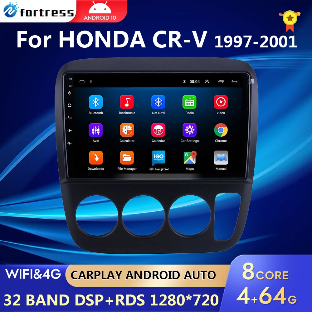 DSP Авторадио Android для Honda CRV CR-V 3 1997-2001 автомобильное мультимедийное радио GPS