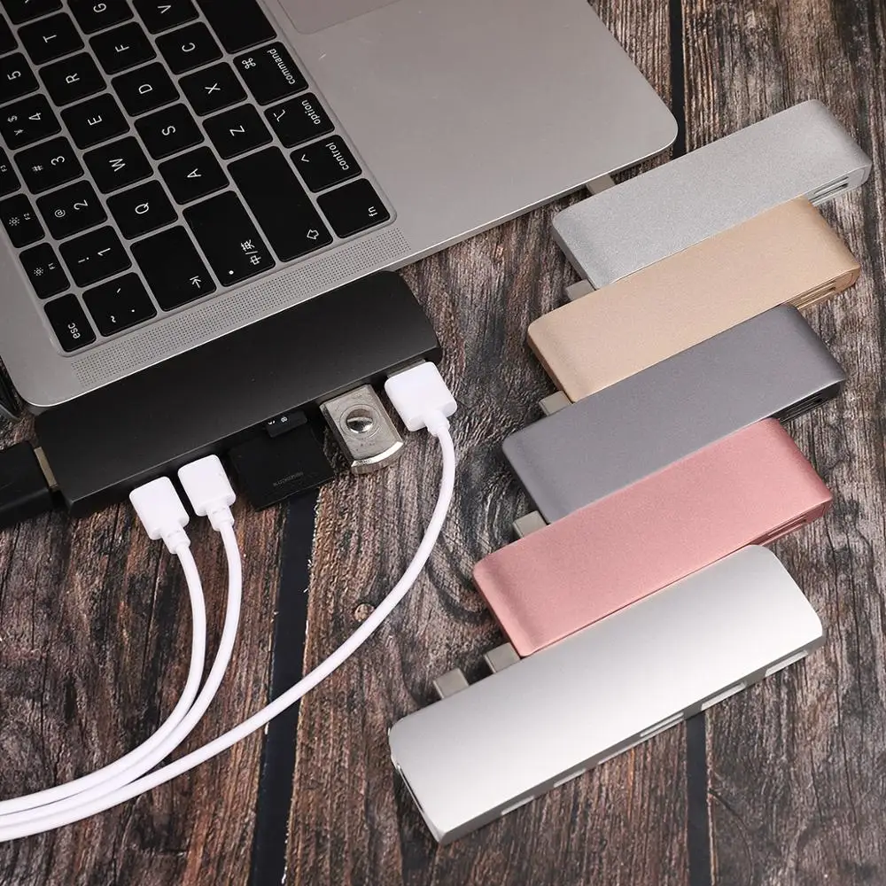 USB C Type C Hub for Macbook Pro Air 12 13 15 16 inch 2019 USB-C HDMI Hub Splitter 3.0 Adapter TF/SD/PD Card Reader Type C
USB C Type C Hub for Macbook Pro Air 12 13 15 16 inch 2019 USB-C HDMI Hub Splitter 3.0 Adapter TF/SD/PD Card Reader Type C