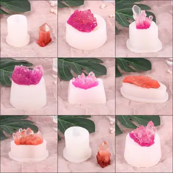 Silicone Mould Dried Flower Resin Decorative DIY mountain peak Crystal icicle Crystal cluster Type epoxy resin molds for jewelry
Silicone Mould Dried Flower Resin Decorative DIY mountain peak Crystal icicle Crystal cluster Type epoxy resin molds for jewelry