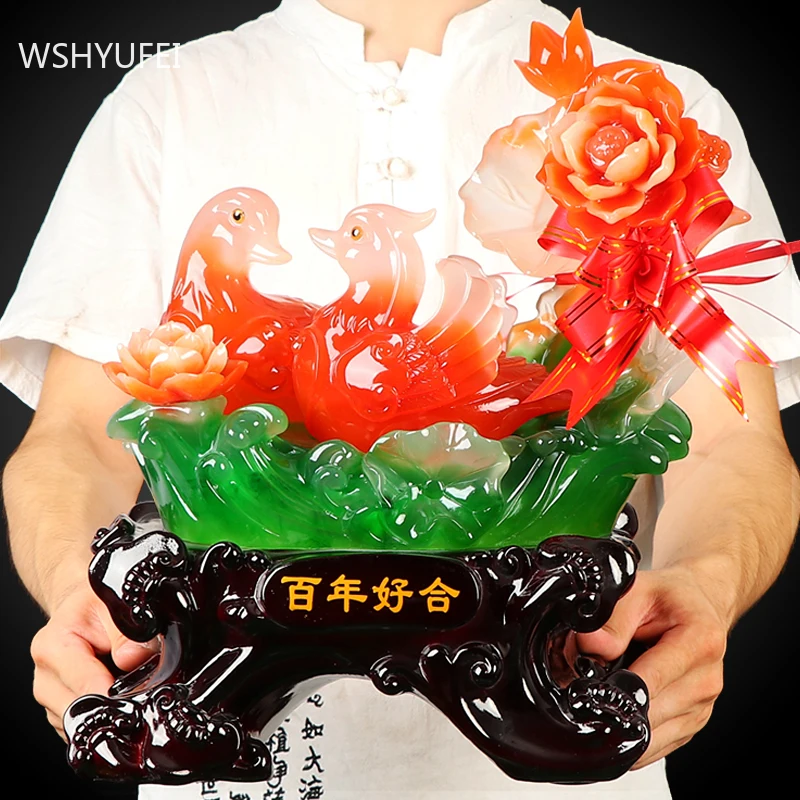 Traditional Resin Animal Sculpture Decoration Living Room Auspicious Ornaments Marriage Room Decor Accessories Wedding Gifts
Traditional Resin Animal Sculpture Decoration Living Room Auspicious Ornaments Marriage Room Decor Accessories Wedding Gifts