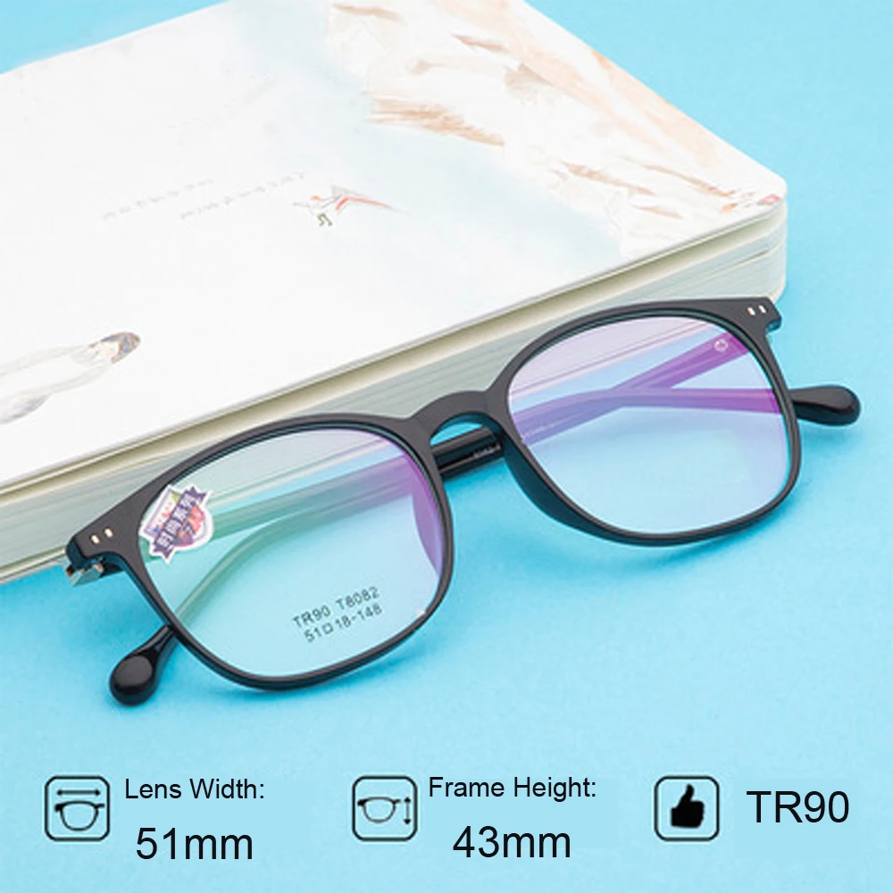 Square Glasses Men Optical Frames BSX8082 Light Flexible Tr90 Large Eyewear Can Equip With Myopia Lens Women Spectacles
Square Glasses Men Optical Frames BSX8082 Light Flexible Tr90 Large Eyewear Can Equip With Myopia Lens Women Spectacles
