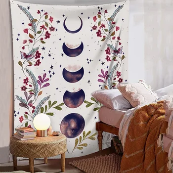 Psychedelic Tapestry Boho Decor Wall Tapestry Room Starry Sky Carpet Moon Tapestries Flower Wall Hanging Art Home Decoration
Psychedelic Tapestry Boho Decor Wall Tapestry Room Starry Sky Carpet Moon Tapestries Flower Wall Hanging Art Home Decoration
