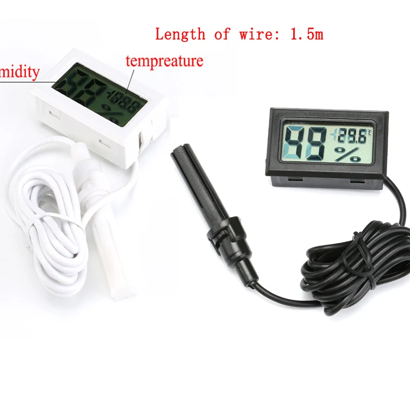 Professional Mini LCD Digital Thermometer Hygrometer Humidity Temperature Moisture Sensor Meter Temperature Gauge Indoor Probe
Professional Mini LCD Digital Thermometer Hygrometer Humidity Temperature Moisture Sensor Meter Temperature Gauge Indoor Probe