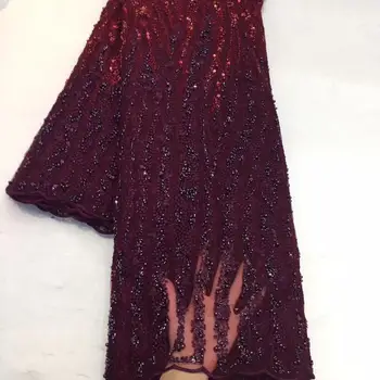 Hot selling 5yards beads French Lace Fabrics Good quality Nigerian net Fabric Organza Lace with sequins for Wedding FZ326
Hot selling 5yards beads French Lace Fabrics Good quality Nigerian net Fabric Organza Lace with sequins for Wedding FZ326