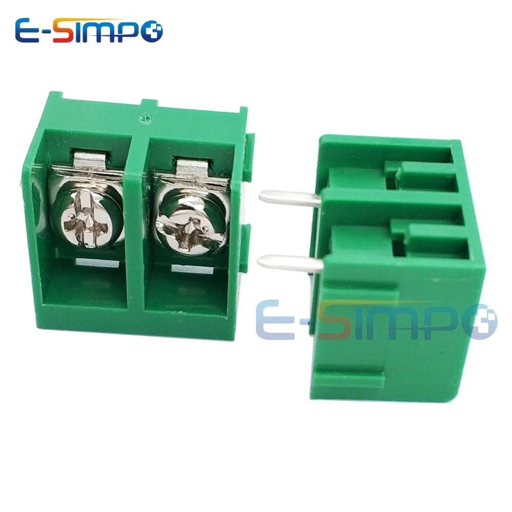 10 шт. 9 5 мм Шаг прямой 2P 3P 4P HB-9500 зеленый черный без крышки Сращивание винт PCB