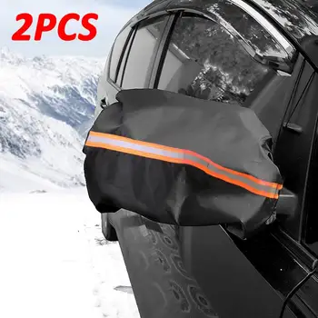 2pc Car Windscreen Windshield Frost Cover Ice Snow Shield Window Mirror Protector With Reflective Strip Universal Auto Accessory 
2pc Car Windscreen Windshield Frost Cover Ice Snow Shield Window Mirror Protector With Reflective Strip Universal Auto Accessory