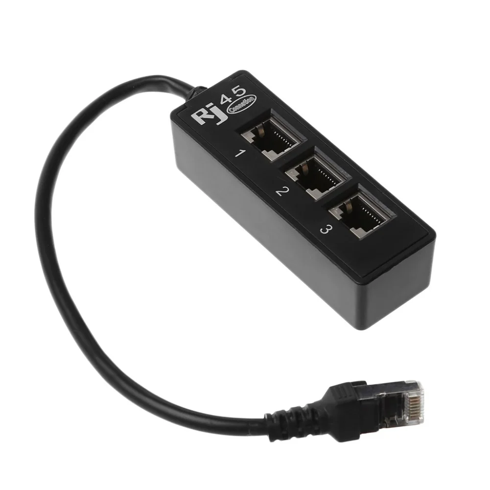 1PCS LAN Ethernet Network RJ45 Connector Splitter Adapter Cable For Networking Extension 1 Male To 3 Female Connector
1PCS LAN Ethernet Network RJ45 Connector Splitter Adapter Cable For Networking Extension 1 Male To 3 Female Connector