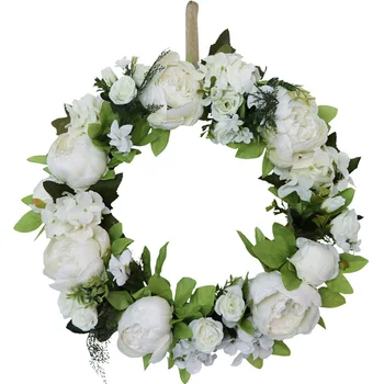 Simulation White Peony Artificial Flower Garland Door Decoration Hanging Candle Holder Desktop Decoration Wedding Wall Garden
Simulation White Peony Artificial Flower Garland Door Decoration Hanging Candle Holder Desktop Decoration Wedding Wall Garden