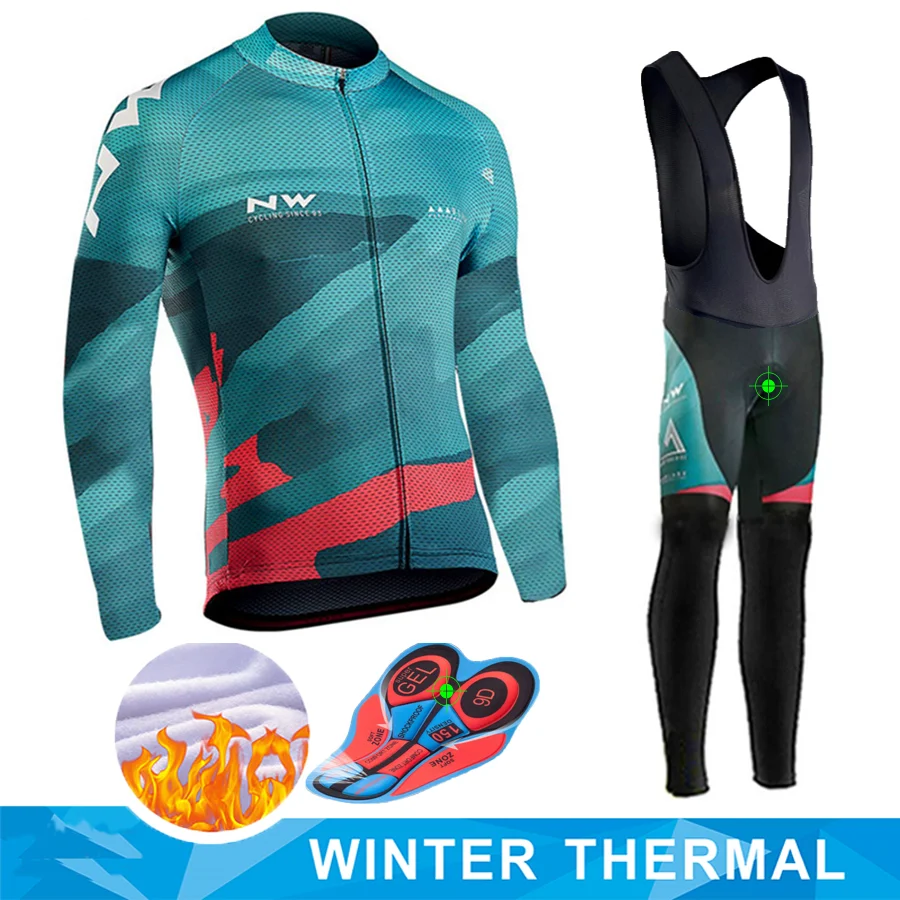 2019 NW Northwave Winter Men's Cycling Jersey Set Long Sleeve Thermal Fleece Ropa Ciclismo MTB Bike Clothing Kit GEL Bib Pants
2019 NW Northwave Winter Men's Cycling Jersey Set Long Sleeve Thermal Fleece Ropa Ciclismo MTB Bike Clothing Kit GEL Bib Pants