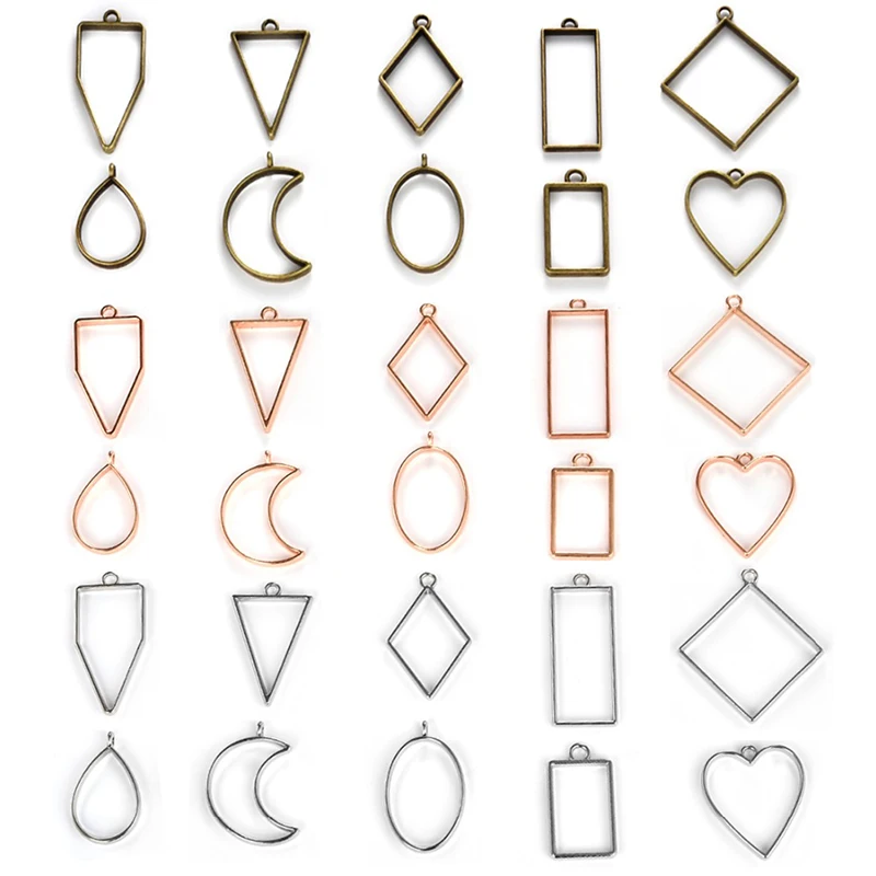 10 Pcs Pendants Set Geometric Hollow Pressed Flower Resin Blank Frames Pendants Crafts Jewelry DIY Making tools Hollowed
10 Pcs Pendants Set Geometric Hollow Pressed Flower Resin Blank Frames Pendants Crafts Jewelry DIY Making tools Hollowed