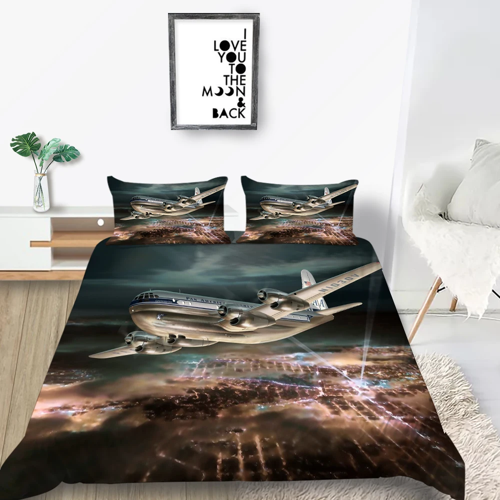 Metropolis Sky Bedding Set Airliner Fashion Lifelike Duvet Cover 3D King Queen Twin Full Single Double Unique Design Bed Set
Metropolis Sky Bedding Set Airliner Fashion Lifelike Duvet Cover 3D King Queen Twin Full Single Double Unique Design Bed Set