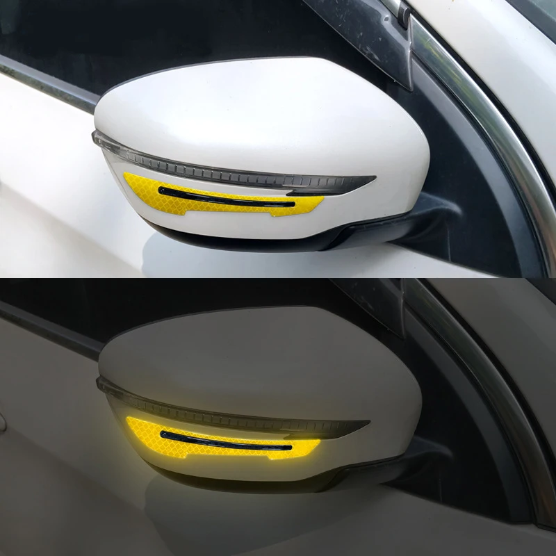 2pc/set Car Reflective Warning Stickers Precut Reflective Marking Tape Strip RearView Mirror Anti-Collision Sign Decals
2pc/set Car Reflective Warning Stickers Precut Reflective Marking Tape Strip RearView Mirror Anti-Collision Sign Decals
