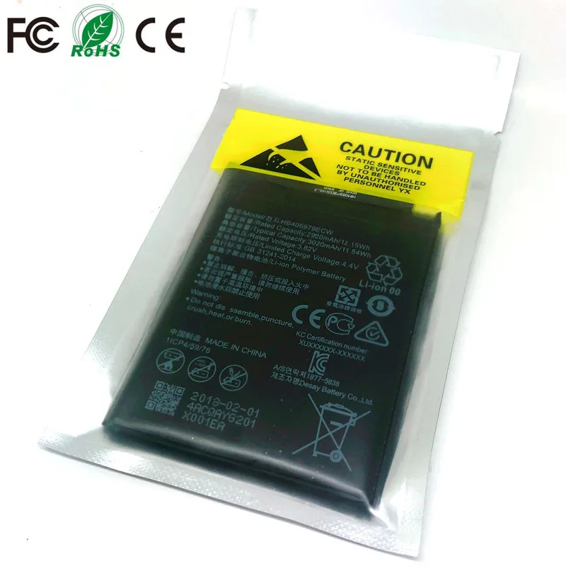 HB405979ECW Battery For Huawei Nova CAZ-AL10 TL00 Enjoy 6S Y6 Pro Y5 2017 P9 Lite Mini Honor 6 play 6C 6A 8A JAT-LX3 LX1 L41 L29
HB405979ECW Battery For Huawei Nova CAZ-AL10 TL00 Enjoy 6S Y6 Pro Y5 2017 P9 Lite Mini Honor 6 play 6C 6A 8A JAT-LX3 LX1 L41 L29