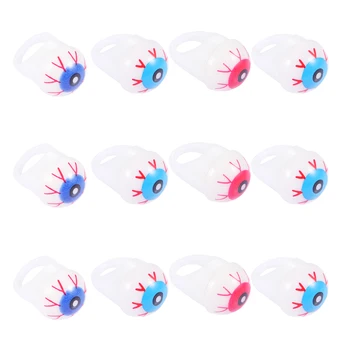 12Pcs Luminous Halloween Funny LED Rings Eyeball Finger Rings Flashing Ring Luminous Rings for Kids Children A50
12Pcs Luminous Halloween Funny LED Rings Eyeball Finger Rings Flashing Ring Luminous Rings for Kids Children A50