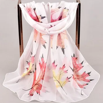 2020 New FAL/WIN Hot sale Maple Leaf chiffon scarf silk square hijab cool shawl ladies foulard femme Scarves hair bufanda mujer 
2020 New FAL/WIN Hot sale Maple Leaf chiffon scarf silk square hijab cool shawl ladies foulard femme Scarves hair bufanda mujer