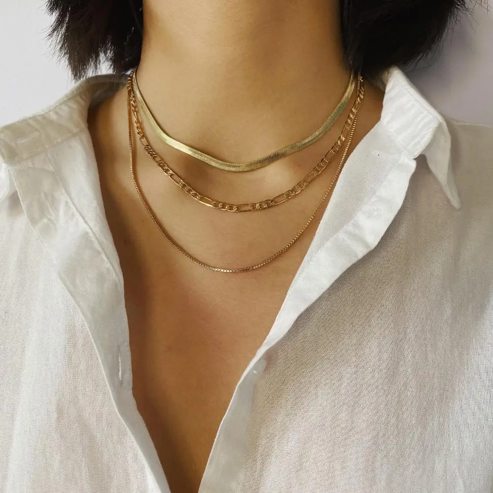 gold punk choker cuban link chain layered snake necklace hip hop jewelry chokers personalized mothers day gifts for women
gold punk choker cuban link chain layered snake necklace hip hop jewelry chokers personalized mothers day gifts for women