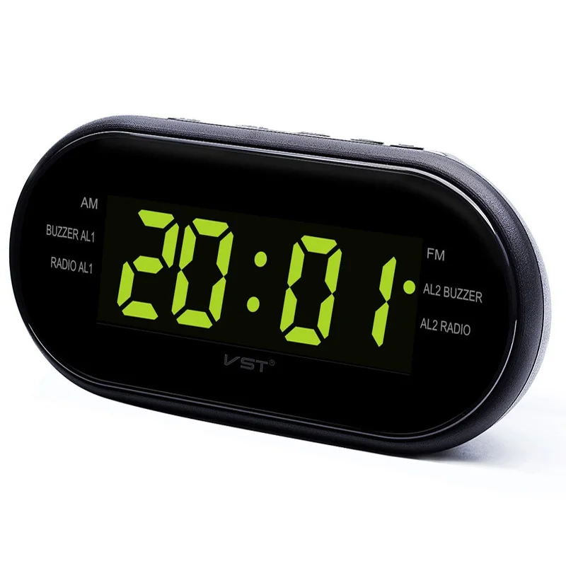 Sleep & Snooze Function Outlet Powered Big Digit Display for Bedroom LED Digital Alarm Clock AM/FM Radio with Dual Alarms
Sleep & Snooze Function Outlet Powered Big Digit Display for Bedroom LED Digital Alarm Clock AM/FM Radio with Dual Alarms