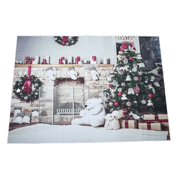 7x5ft Christmas Tree Backdrop Photography Brick Fireplace for Newborn Christmas Photo Studio Background
7x5ft Christmas Tree Backdrop Photography Brick Fireplace for Newborn Christmas Photo Studio Background
