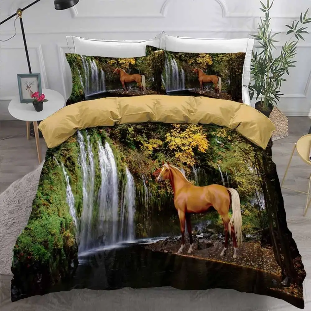 Horses Bedding Set Luxury Soft Duvet Cover King Queen Twin Full Comforter Cover Bed Set Pillowcases Bedclothes No Sheet
Horses Bedding Set Luxury Soft Duvet Cover King Queen Twin Full Comforter Cover Bed Set Pillowcases Bedclothes No Sheet