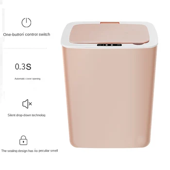 Automatic Touchless Rubbish Bin Smart Induction Trash Can Intelligent Kitchen Bathroom Infrared Induction Auto Garbage Bins
Automatic Touchless Rubbish Bin Smart Induction Trash Can Intelligent Kitchen Bathroom Infrared Induction Auto Garbage Bins