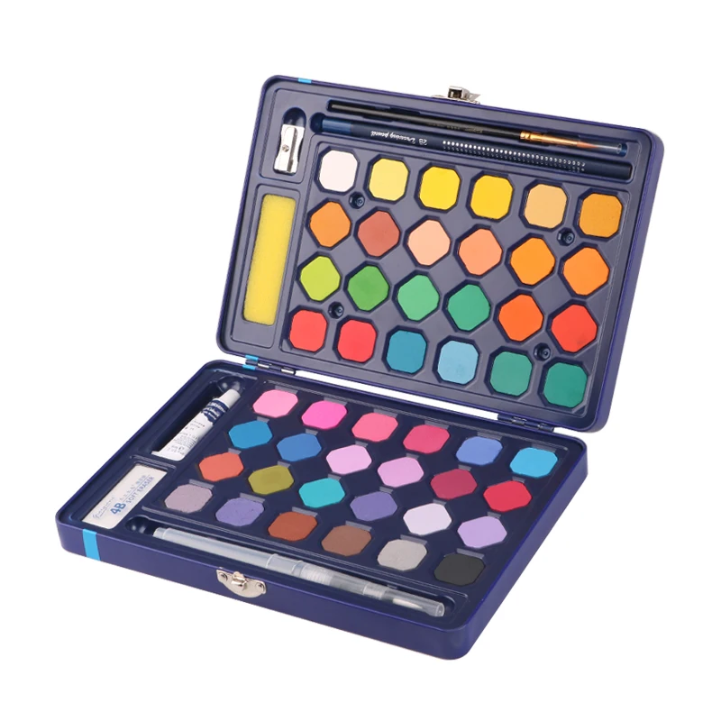 24 color 36 color 48 color solid watercolor gouache paint brush set learning non-toxic painting supplies washable art supplies
24 color 36 color 48 color solid watercolor gouache paint brush set learning non-toxic painting supplies washable art supplies