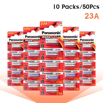 50PCS Original Panasonic Alkaline Dry Battery 12V 23A 21/23 A23 E23A MN21 MS21 V23GA L1028 Small Batteries for Toys Doorbell
50PCS Original Panasonic Alkaline Dry Battery 12V 23A 21/23 A23 E23A MN21 MS21 V23GA L1028 Small Batteries for Toys Doorbell
