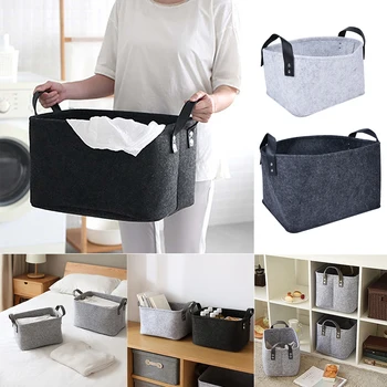 Trumpet Creative Wool Felt Storage Basket Toy Book Storage Hamper Storage Basket Storage Bag-Blue
Trumpet Creative Wool Felt Storage Basket Toy Book Storage Hamper Storage Basket Storage Bag-Blue