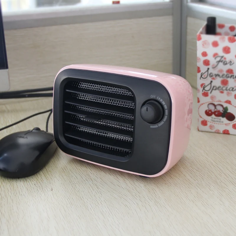 Retro PTC Ceramic Heating Fans Portable Mini Desktop Quiet Warmer Heater Fan Winter Warm for Car Home Office
Retro PTC Ceramic Heating Fans Portable Mini Desktop Quiet Warmer Heater Fan Winter Warm for Car Home Office