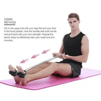 Elastic Sit Up Pull Rope Spring Tension Foot Pedal Abdomen Leg Exerciser Tummy Trimmer Stretching Slimming Training Yoga Fitness
Elastic Sit Up Pull Rope Spring Tension Foot Pedal Abdomen Leg Exerciser Tummy Trimmer Stretching Slimming Training Yoga Fitness