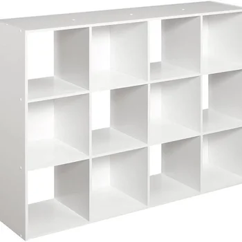 12 Cubes Storage Rack Multipurpose Organizer Shelf 3-Tier MDF Sturdy Open Bookshelf for Living Room Bedroom Office
12 Cubes Storage Rack Multipurpose Organizer Shelf 3-Tier MDF Sturdy Open Bookshelf for Living Room Bedroom Office