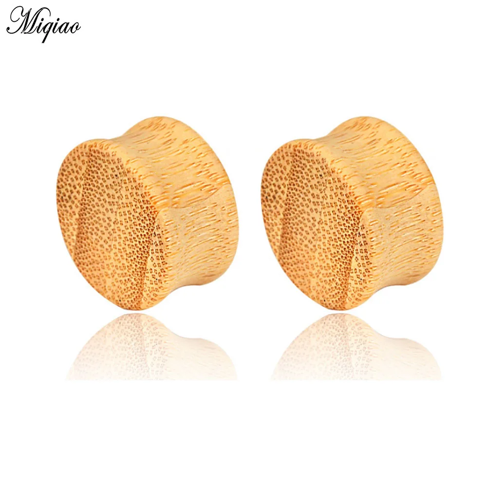 

Miqiao 2pcs 8-20mm Wood Ear Plugs and Tunnels Ear Piercings Earlets Earring Expander Ear Gauges Body Piercing Jewelry