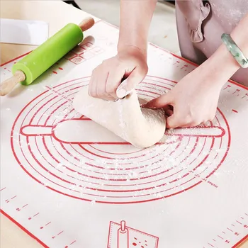 60*40CM Non-Stick Silicone Baking Mat Pad Baking Sheet Glass Fiber Rolling Dough Mat Cookie Macaron Baking Mat Pastry Tools
60*40CM Non-Stick Silicone Baking Mat Pad Baking Sheet Glass Fiber Rolling Dough Mat Cookie Macaron Baking Mat Pastry Tools