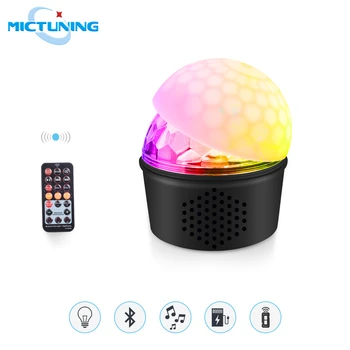 MICTUNING 3-in-1 RGB Sound Activated Rotating Disco Ball Party Strobe Light For Christmas Home KTV Magic Ball Stage Lamp Lights 
MICTUNING 3-in-1 RGB Sound Activated Rotating Disco Ball Party Strobe Light For Christmas Home KTV Magic Ball Stage Lamp Lights