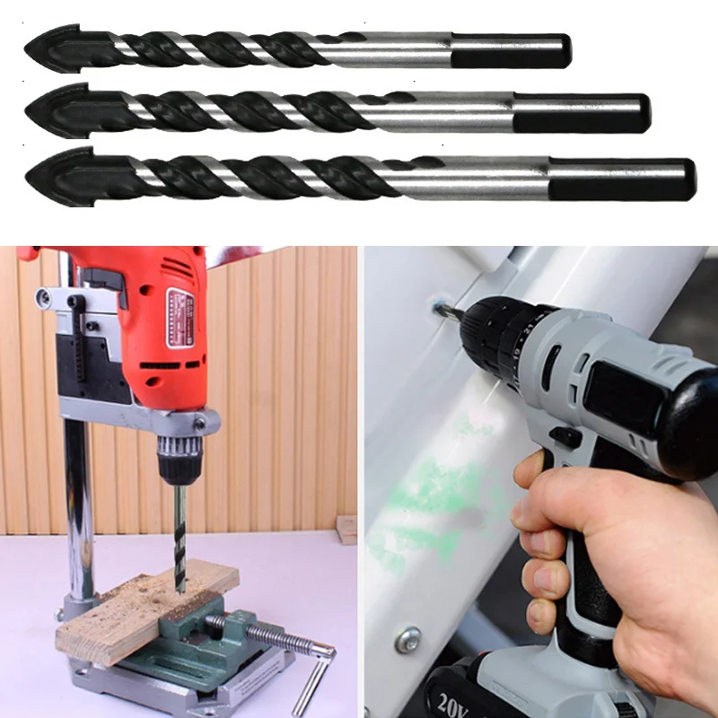 5/7Pcs MultiFunction Drill Bit Set CarbideTriangular Drill Bits Hole Openers For Ceramic Drilling Glass Concrete Woodworking
5/7Pcs MultiFunction Drill Bit Set CarbideTriangular Drill Bits Hole Openers For Ceramic Drilling Glass Concrete Woodworking