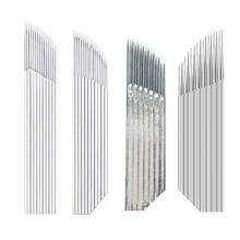 50Pcs Single Double 14-17 Pin Tattoo Microblading Needles Permanent Makeup Eyebrow Lips Blade Embroidery Manual Tattoo Pen Tools
50Pcs Single Double 14-17 Pin Tattoo Microblading Needles Permanent Makeup Eyebrow Lips Blade Embroidery Manual Tattoo Pen Tools