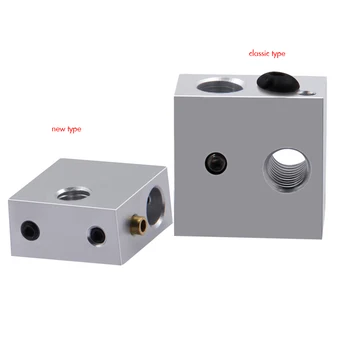Aluminum Heated Block with M6 M3 Thread Print Head Hot End Heating Block Specialized for MK7 MK8 3D Printer Extruder Parts
Aluminum Heated Block with M6 M3 Thread Print Head Hot End Heating Block Specialized for MK7 MK8 3D Printer Extruder Parts